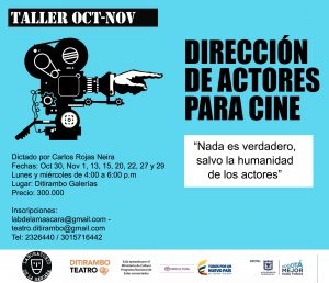 Taller Dirección de actores para cine