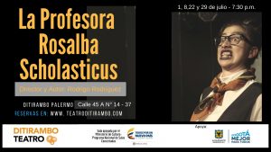 La profesora Rosalba Scholasticus